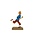 Tintin (Kuifje) Kuifje loopt blij rond (Relief)