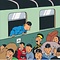 Tintin (Kuifje) Set van 8 Postkaarten Kuifje Train