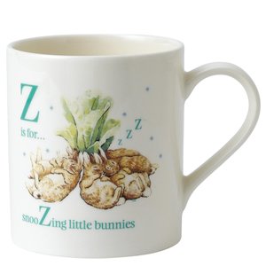 Peter Rabbit (Beatrix Potter) by Border Mug Beatrix Potter - Letter Z (Flopsy Bunnies Sleeping)