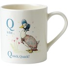 Peter Rabbit (Beatrix Potter) by Border Mug Beatrix Potter - Letter Q (Jerima Puddle-Duck)