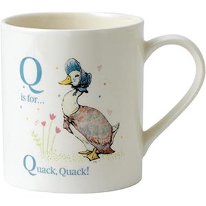 Peter Rabbit (Beatrix Potter) by Border Mug Beatrix Potter - Letter Q (Jerima Puddle-Duck)