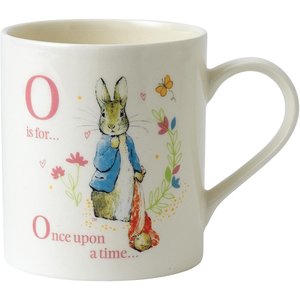 Peter Rabbit (Beatrix Potter) by Border Mug Beatrix Potter - Letter O (Peter with Onions)