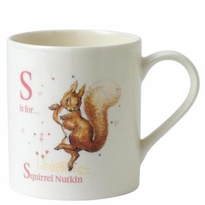 Peter Rabbit (Beatrix Potter) by Border Mug Beatrix Potter - Letter S (Squirrel Nutkin)