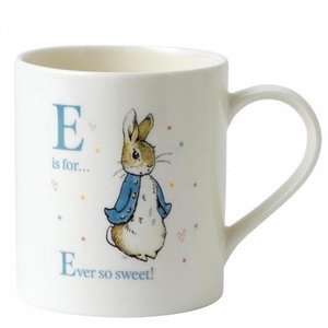 Peter Rabbit (Beatrix Potter) by Border Mug Beatrix Potter - Letter S (Sweet Peter)