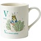 Peter Rabbit (Beatrix Potter) by Border Mug Beatrix Potter - Letter V (Peter in Plant Pot)