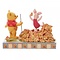 Disney Traditions Piglet and Pooh Autum Leaves