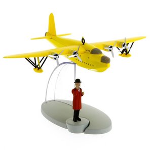 Tintin (Kuifje) The yellow seaplane (w, Nestor)