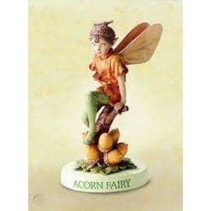 Flower Fairies Acorn Fairy (on Base)