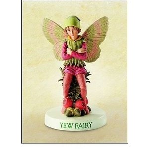 Flower Fairies Taxus Fairy (on Base)