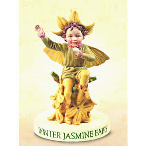 Flower Fairies Winter Jasmine Fairy (on Base)