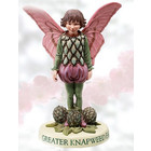 Flower Fairies Greater Knapweed Fairy (on Base)