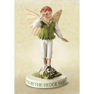 Flower Fairies Jack-by-the-Hedge Fairy  (on Base)