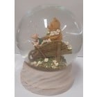 Disney Michel & Company  Pooh & Piglet Wheelbarrow (Snowglobe)