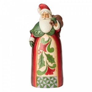 Jim Shore's Heartwood Creek Santa with Bag Statue (Large)