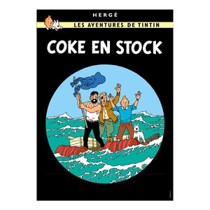 Tintin (Kuifje) Poster (French Edition) Tintin – Poster Tintin – Coke en stock -