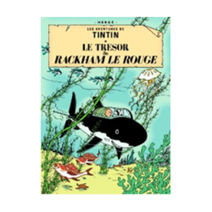 Tintin (Kuifje) Postcard Tintin 080 Cover Rackham (French Edition)