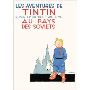 Tintin (Kuifje) Poster (French Edition) Tintin – Soviets