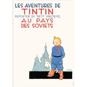 Tintin (Kuifje) Poster Soviets Tintin (FR)