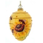 Kurt S. Adler (Other) Bee - Sunflower (Oval Glass Ornament)