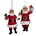 Coca Cola © Coke Santa Holding Ball & Bottle (Hanging Ornament) - SET of 2