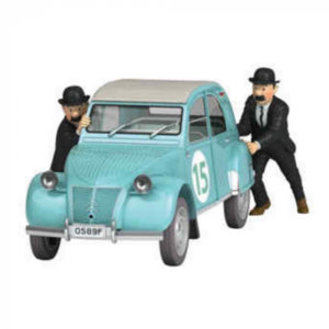 Tintin (Kuifje) De 2CV Rallye  (1/24)