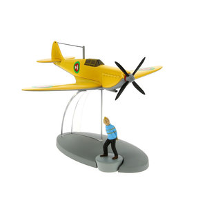 Tintin (Kuifje) Het Gele Vliegtuig van de Emir