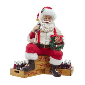 Coca Cola © Coca Cola Santa Sitting on Crates