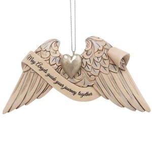 Jim Shore's Heartwood Creek "May Angels Guide Your Journey Together" Angel Wings (HO)
