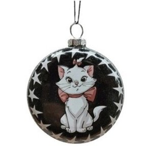 Disney Marie Hanging Ornament Disc Glass