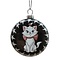 Disney Marie Hanging Ornament Disc Glass