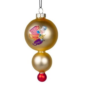 Disney Mad Hatter Hanging Ornament Glass   (2P)