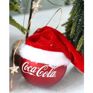 coca cola christmas bauble