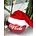 Coca Cola © Coca Cola Christmas Bauble/Ornament with Santa hat