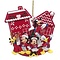 Disney Red House of Disney  2D  (Hanging Ornament)