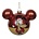Disney Pluto Ears Glass Ornament