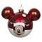 Disney MIckey Ears Glass Ornament