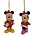 Disney Kurt S. Adler Mickey and Minnie (HO)  Set/2