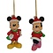 Disney Kurt S. Adler Mickey and Minnie (HO)  Set/2