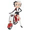 Fleischer Studios Betty Boop  Scooter (Red White)