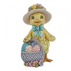 Jim Shore's Heartwood Creek Chick with Basket (Mini)