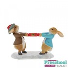 Peter Rabbit (Beatrix Potter) by Border Peter Rabbit and Benjamin Pulling a Cracker