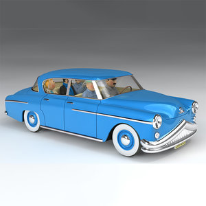 Tintin (Kuifje) The Interpreter’s Car (1/24)