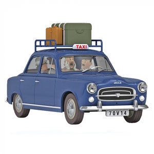 Tintin (Kuifje) The Moulinsart Blue Taxi  (1/24)