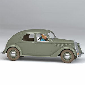 Tintin (Kuifje) The Lancia Aprilia (1/24)