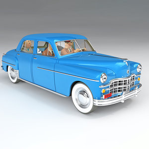 Tintin (Kuifje) The Sprodj Dodge Coronet (1/24)