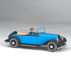 Tintin (Kuifje) Gibbons Large Convertible (1/24)