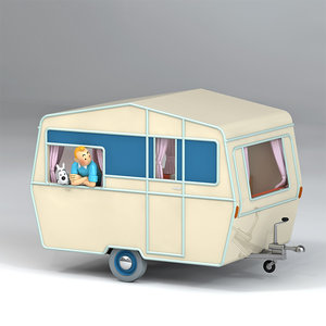 Tintin (Kuifje) The Caravan (1/24)