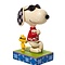 Peanuts (Jim Shore) Joe Cool Snoopy and Woodstock