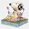 Peanuts (Jim Shore) Snoopy in bed of Flowers