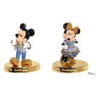 Disney Arribas Bros. SET - Mickey & Minnie 50 Ann. Wald Disney World  LIMITED EDITION  'Jeweled '